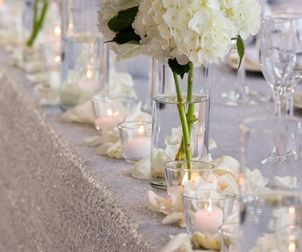 Top Table Candle & Floral Decor 