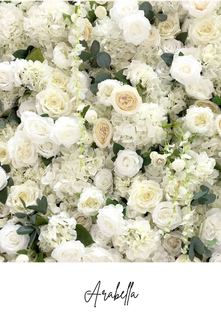 White Wedding Flower Wall with Foliage to Hire for Weddings and Events in Manchester, Cheshire, North Wales, Liverpool & Merseyside
