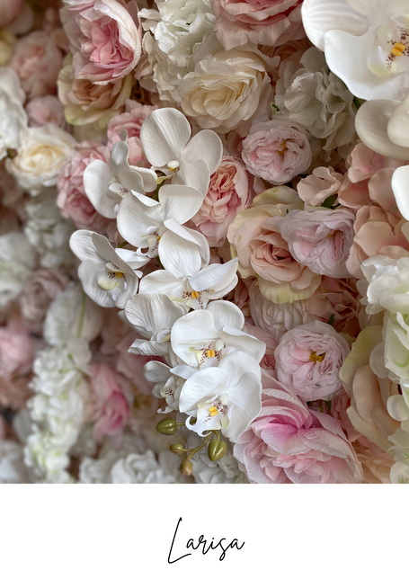 Pale Pink and White Flower Wall Backdrop to Hire for Weddings and Events in Manchester, Cheshire, North Wales, Liverpool & Merseyside