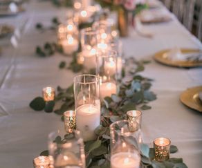 Wedding Top Table Candle and Vase Hire in Cheshire & Manchester